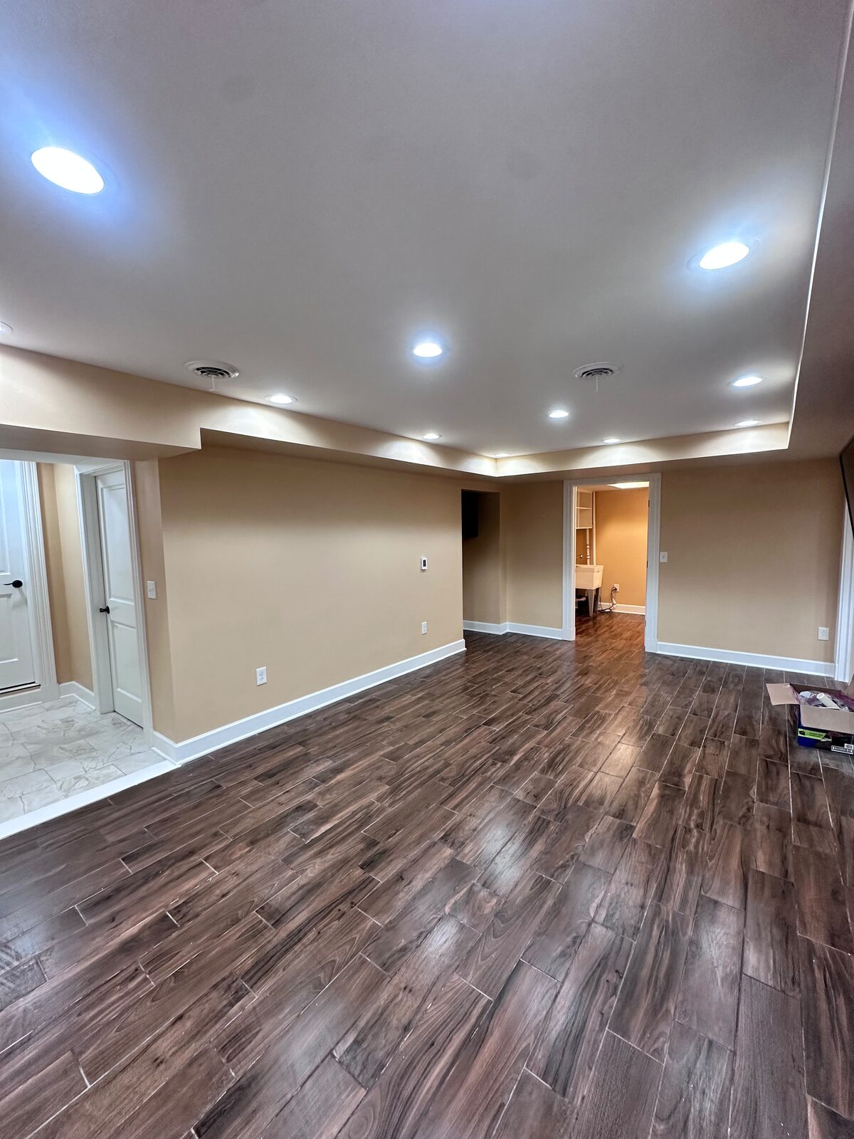 Finished basement remodel